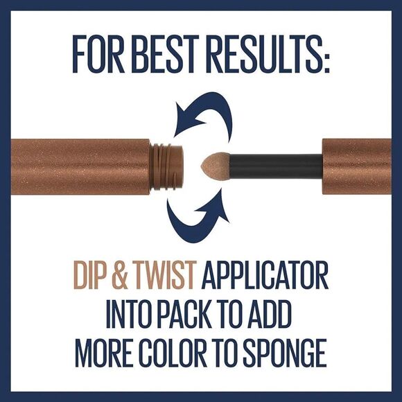 Maybelline Color Strike Eye Shadow Pen, Cream To Powder 45 Chase - Picture 2 of 11